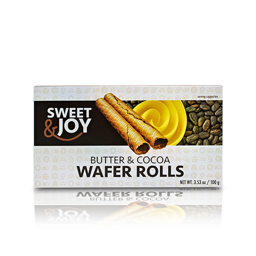 Butter & Cocoa Roll Wafers